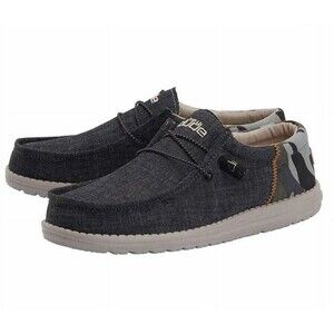 Hey Dude Wally Funk Camo Dark Grey Men's Casual Slip On Shoes Size 10 New